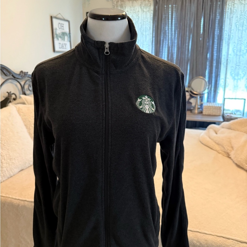 Starbucks Charcoal Fleece Jacket size XS